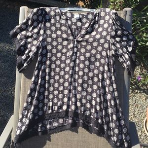 Flowy cotton tunic/blouse